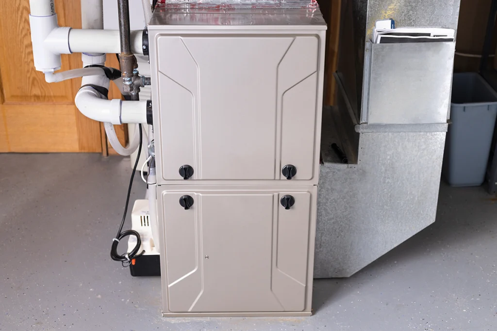 Furnace draft inducer motor humming without running in Vacherie, LA: high-efficiency residential furnace installed
